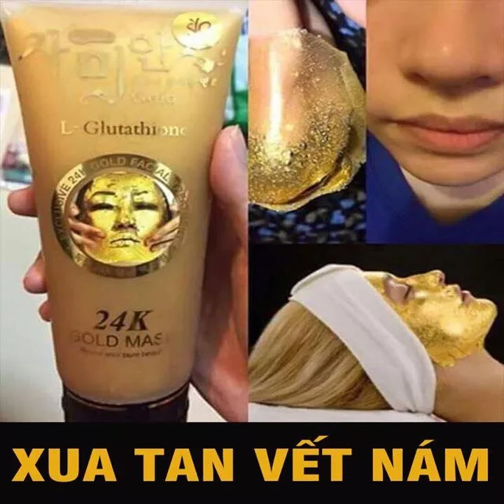 Gel lột mặt nạ vàng 24k hàn quốc tinh chất vàng dưỡng trắng da