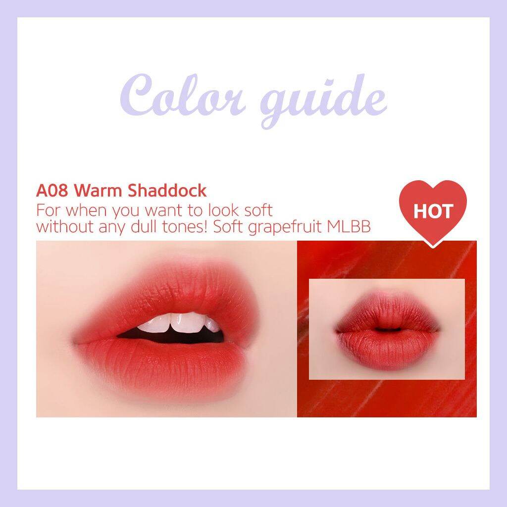 Son Black Rouge Air Fit Vetvet Tint Dashed Brown Ánh màu : đỏ nâu - đỏ cam - đỏ đất - đỏ gạch - đỏ cherry - đỏ hồng .Chính Hãnh