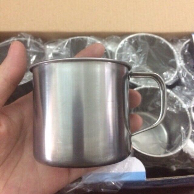 Ca-cốc inox quai có nắp 4 size 7-8-9-10cm