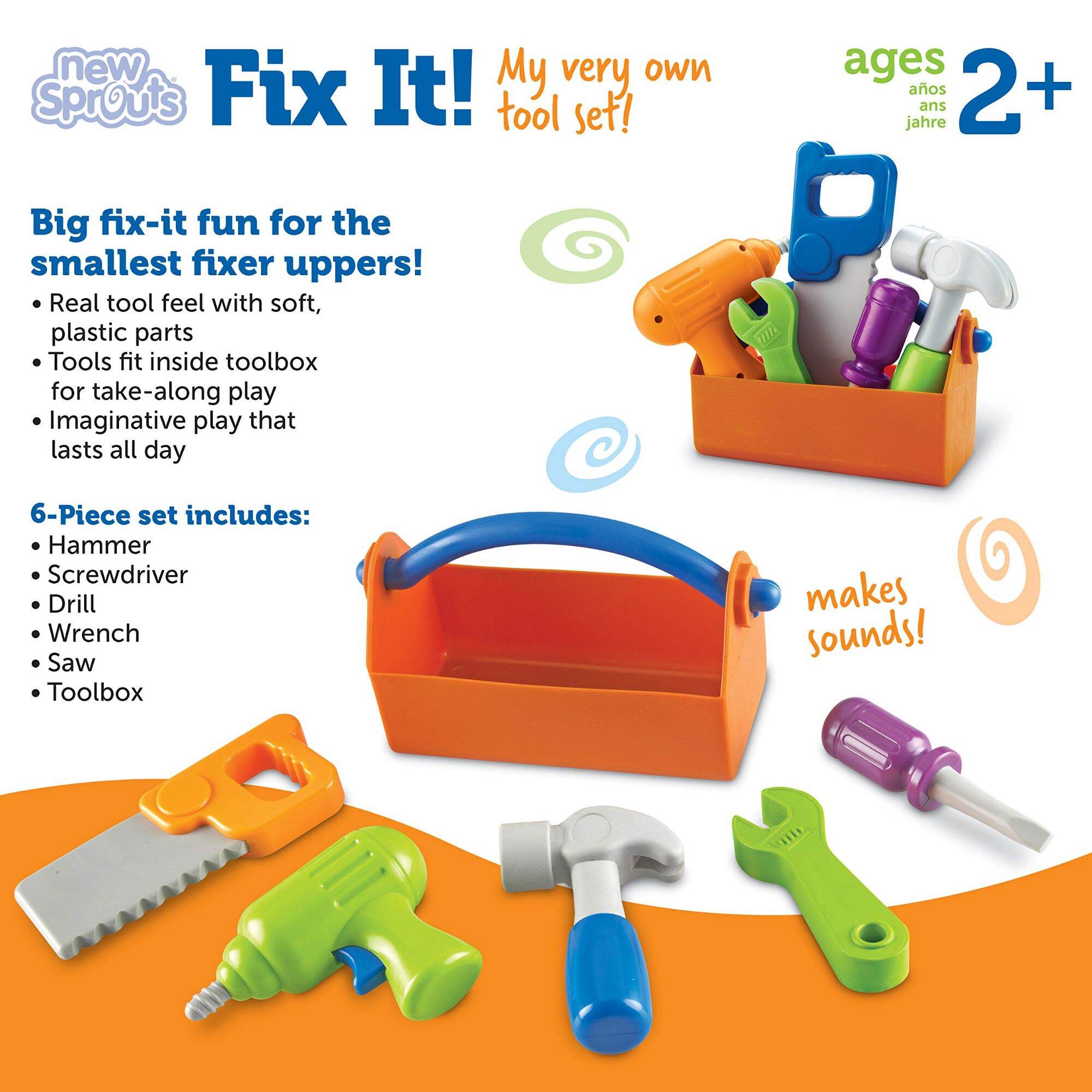 ĐỒ CHƠI DỤNG CỤ SỬA CHỮA - NEW SPROUTS FIX IT!
 - Learning Resources