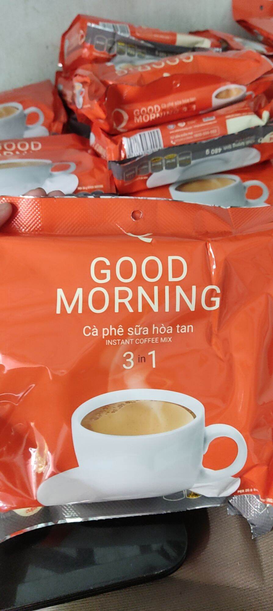 Cà phê trần quang good morning 480g 24 gói