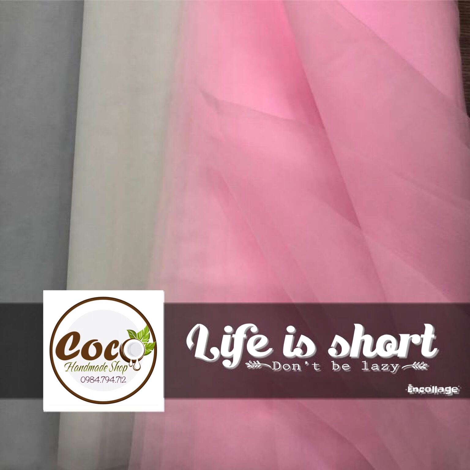 Vải Voan Làm Bó Hoa Cưới Hạt Trại