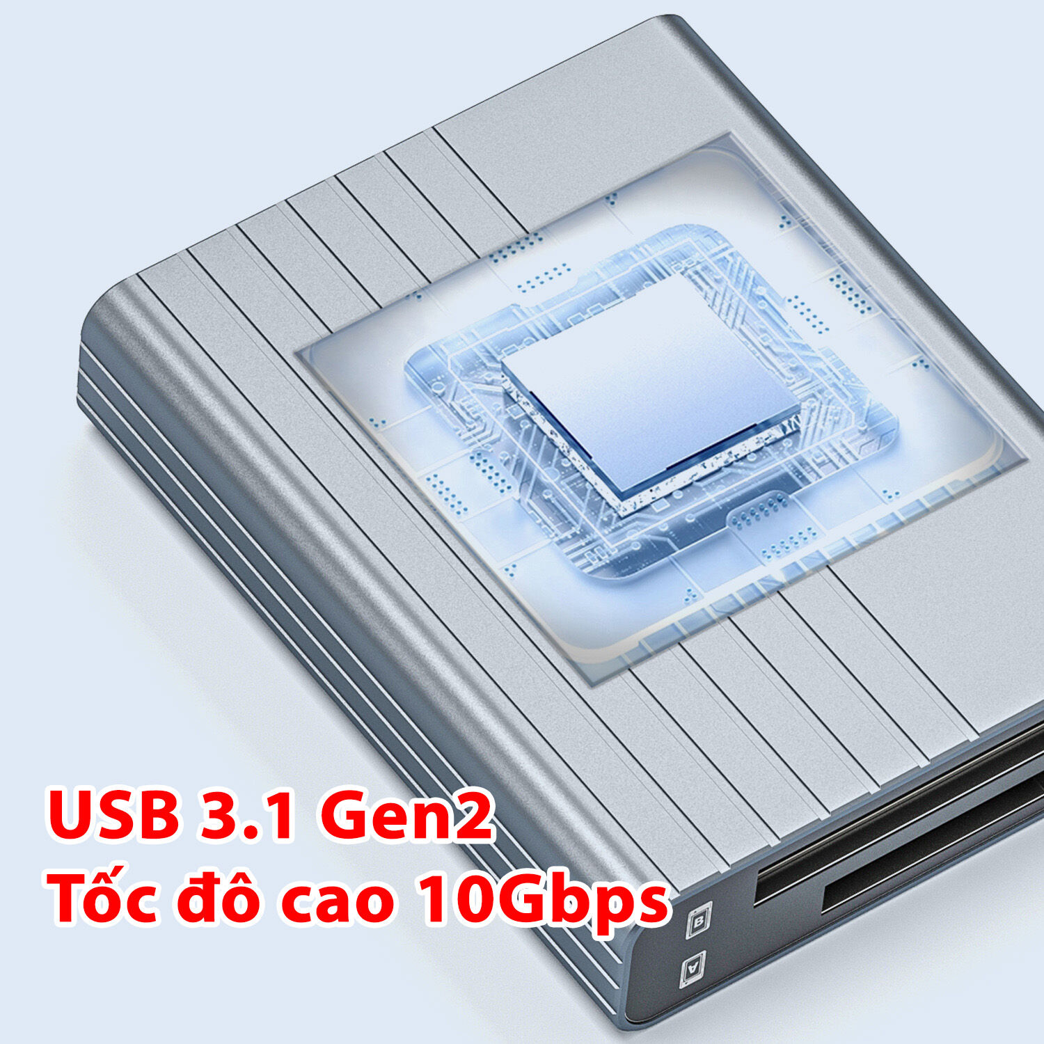 CFExpress Type-A và Type-B | Đầu đọc thẻ nhớ CFExpress A B USB 3.1 Gen2 High Speed 10Gbps tốc độ cao CF Express Type A Type B Card Reader