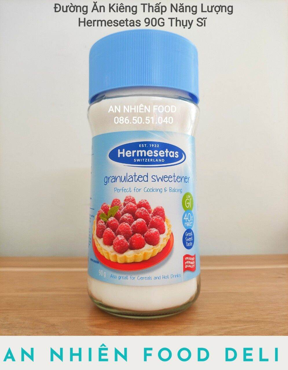 Đường Ăn Kiêng lọ 90 gram hiệu Hermestas