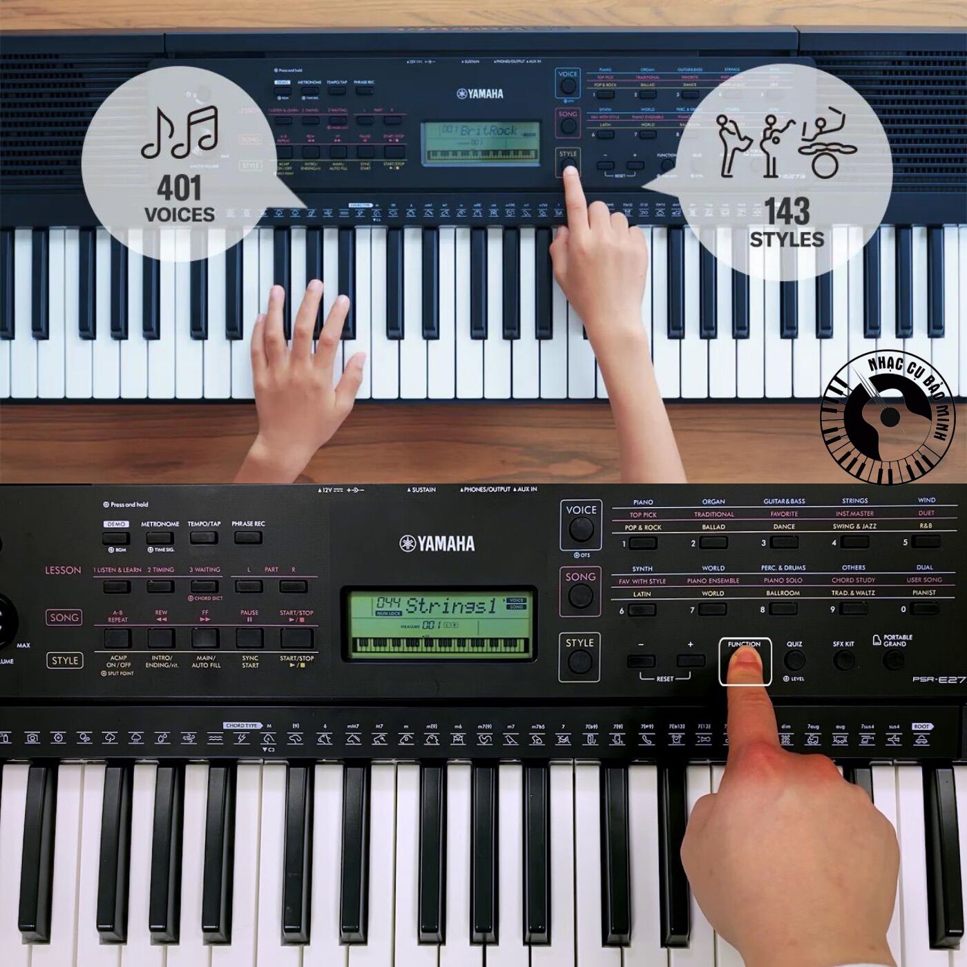 Đàn organ Yamaha PSR - E273 chính hãng