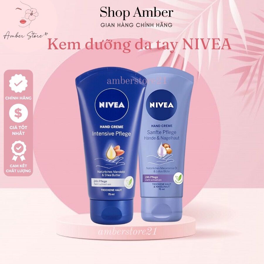 - Kem dưỡng da tay Nivea - chăm sóc chuyên sâu 24 giờ