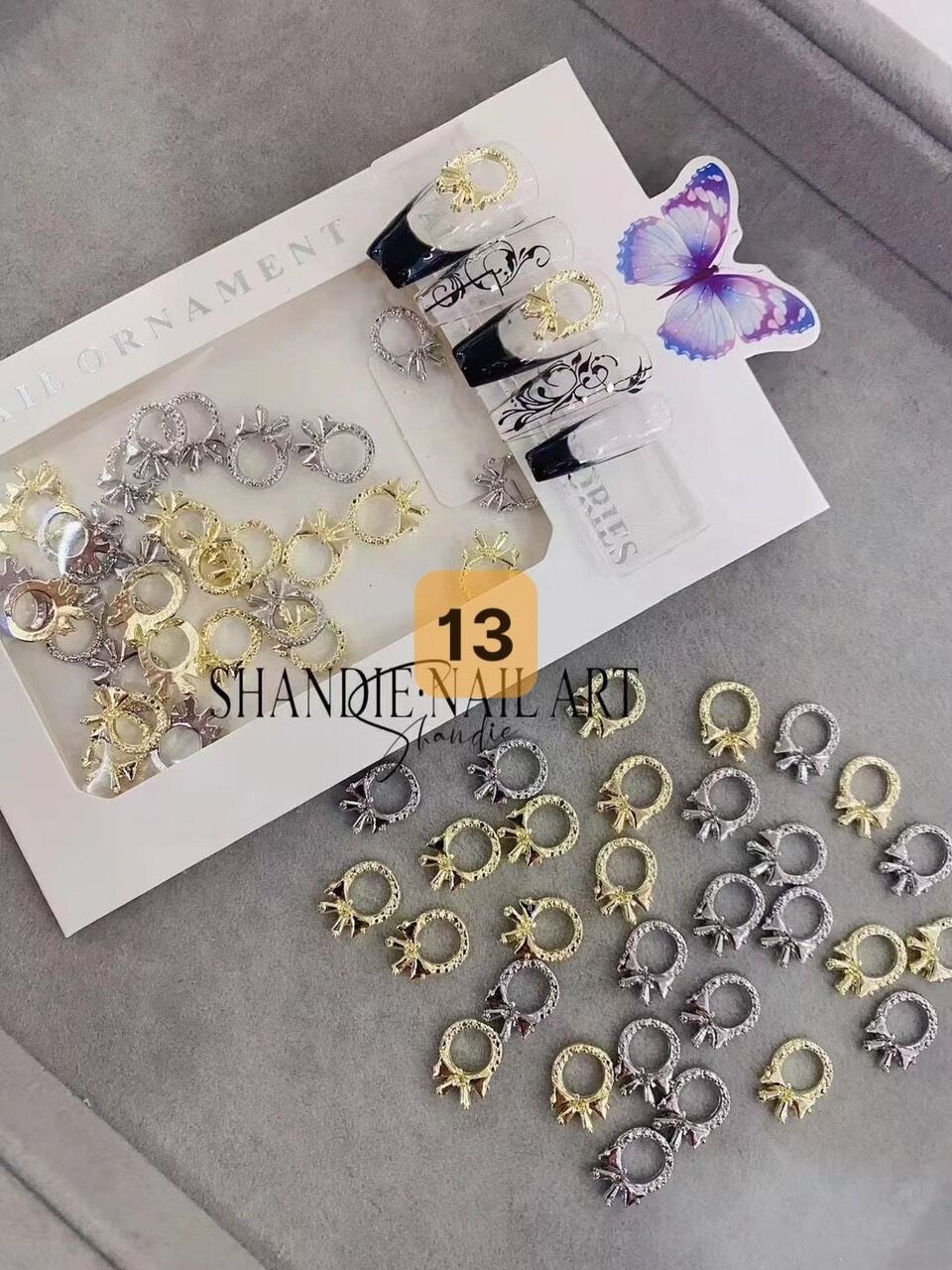 Charm nail phụ kiện trang trí móng
