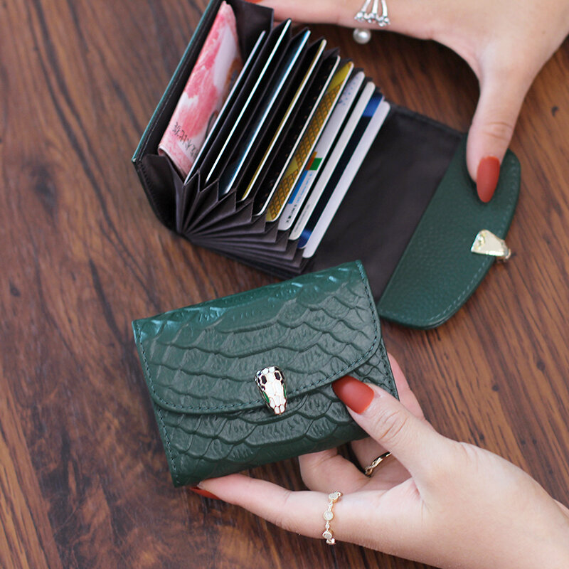 Ví Tiền Ví Đựng Thẻ Da Thật Ví Nhỏ Đựng Tiền Lẻ Da Bò Cao Cấp Tinh Xảo Nhiều Chỗ Đựng Thẻ Phong Cách Hàn Quốc Nhỏ Gọn Đa Chức Năng Cho Nữ