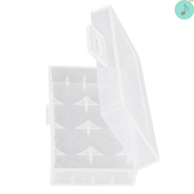 Combo 2, 4 hộp nhựa đựng pin 18650 loại 2 pin nhựa tốt