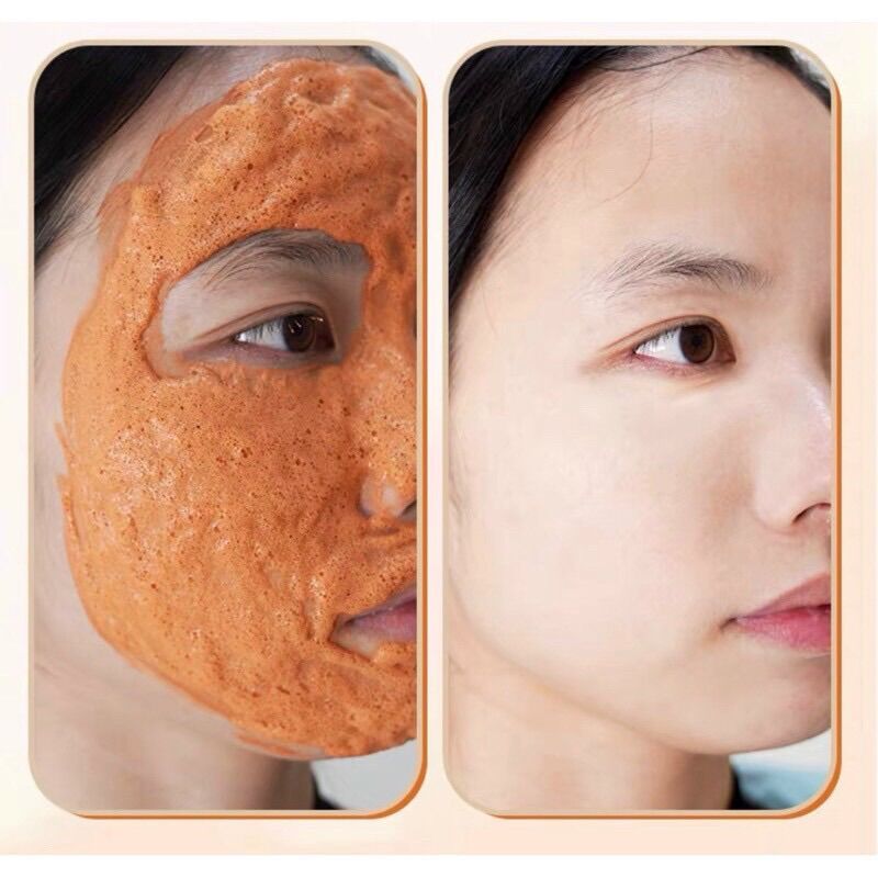 Mặt Nạ Sủi Bọt Cà Rốt hộp 12 gói