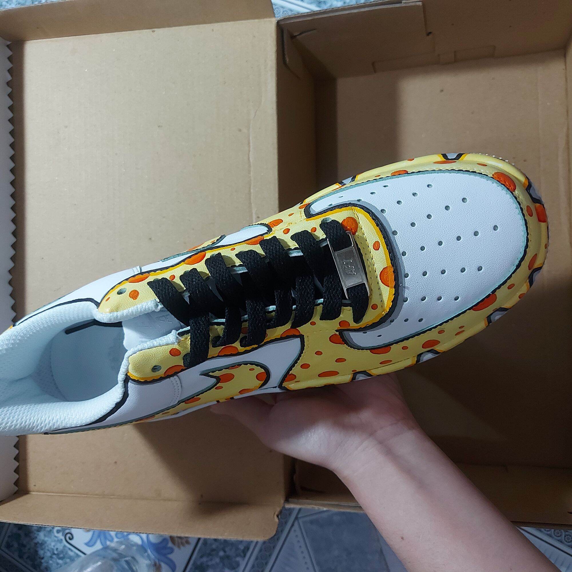 Giày Sneaker AF1 Custom Cheese