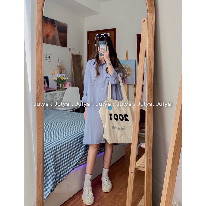 Váy Sơ Mi Bazic Thô Mềm3689