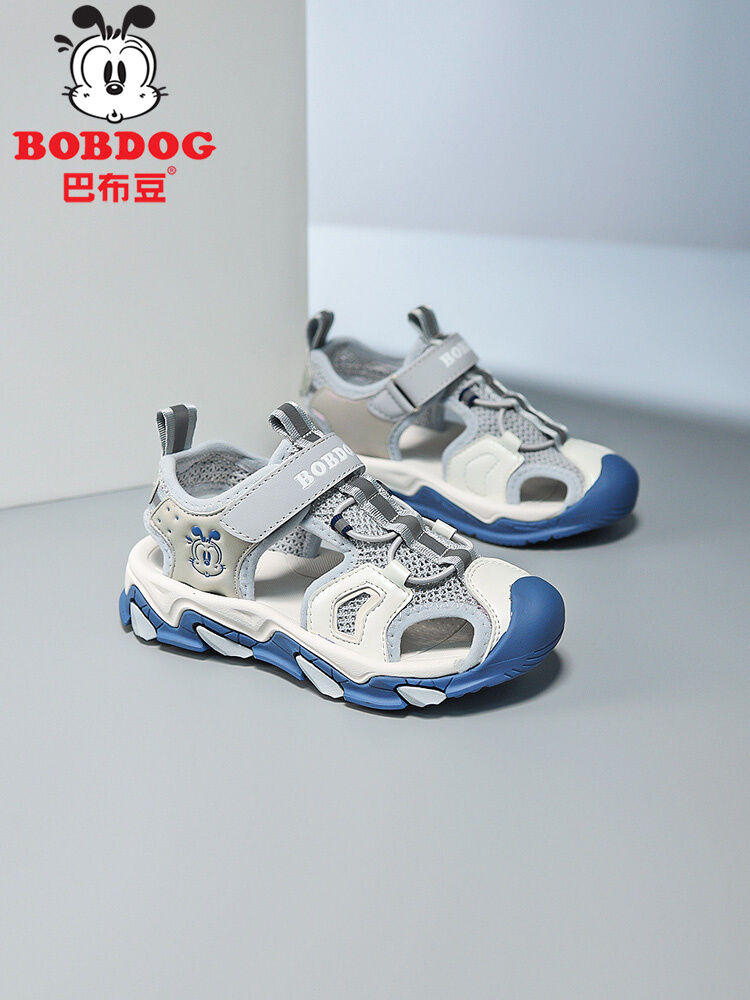 Giày Đi Biển Bobdog Cho Bé Trai Mùa Hè Mới Đế Mềm Chống Trượt Giày Thể Thao Trẻ Em Cỡ Lớn