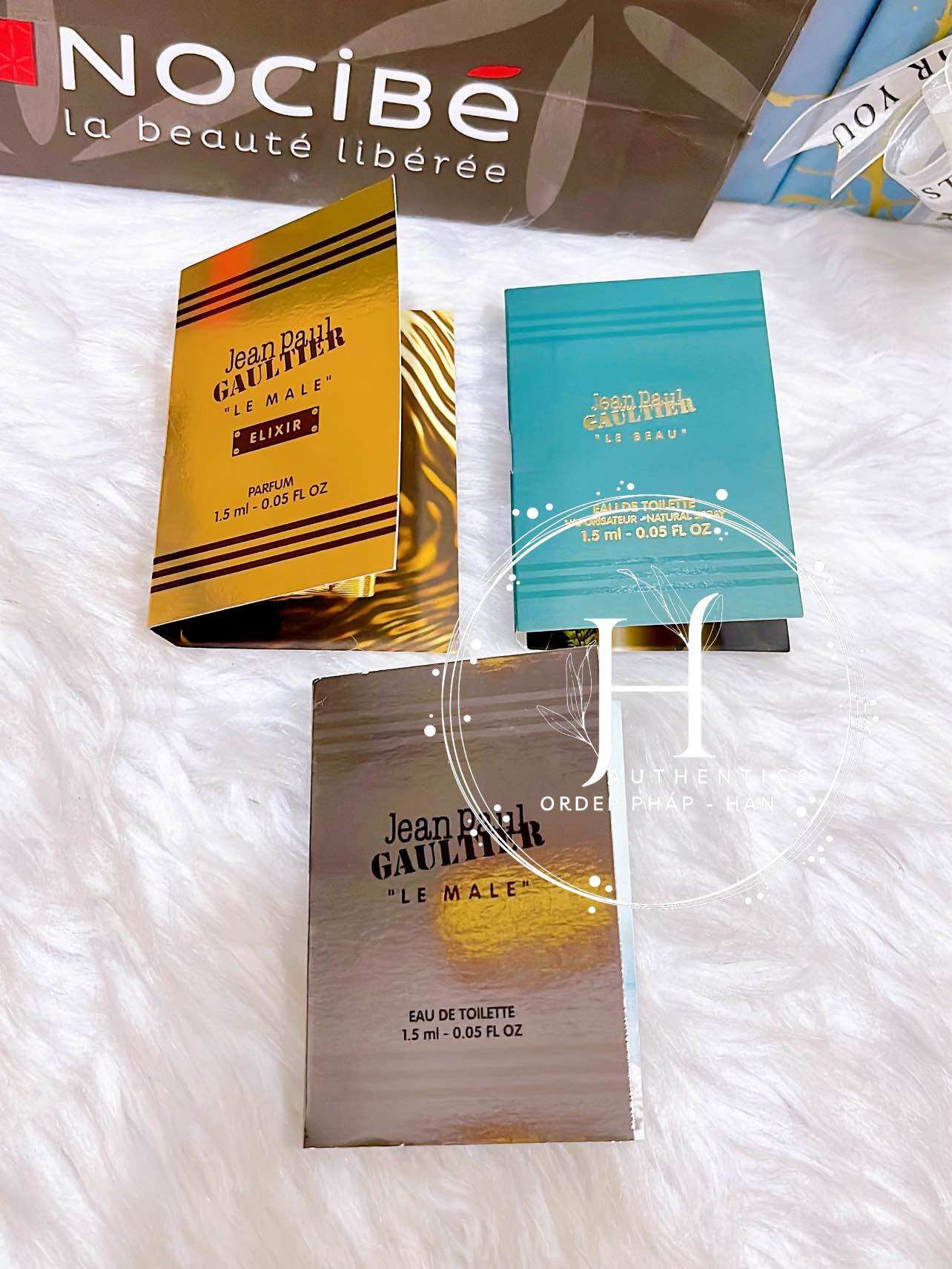 Vial Nước Hoa Nam Jean Paul 1,5ml Các Loại