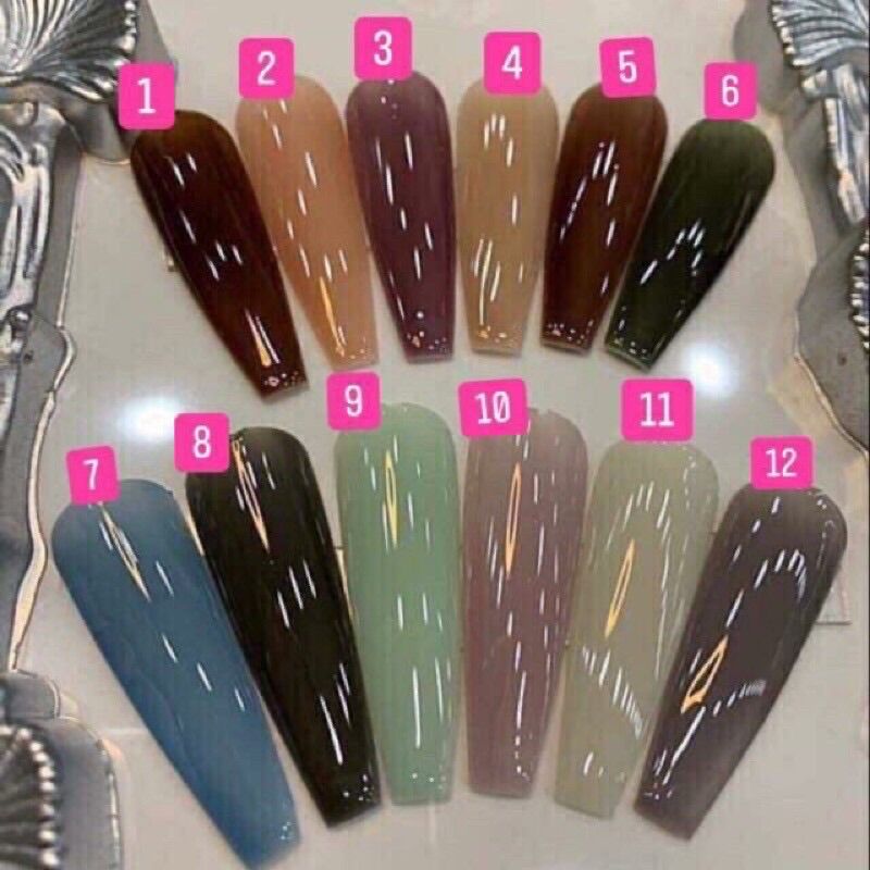 Sơn gel thạch bobo 12 màu