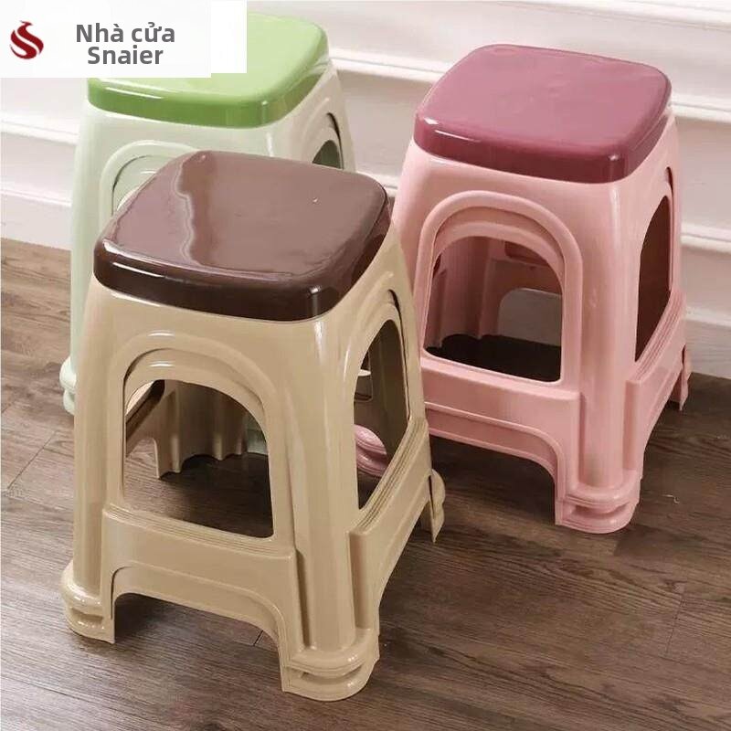 FEIZHUXIANSEN | Thick Durable Stackable Plastic Stool Giá 917,000 Đồng*Miễn phí vận chuyển