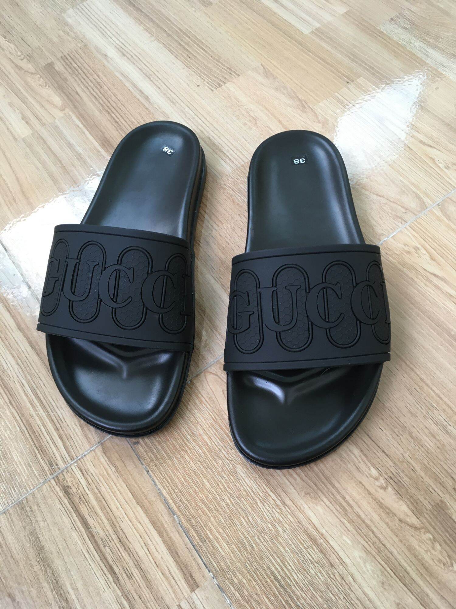 Dép quai ngang đế đúc liền khối cao 3 phân