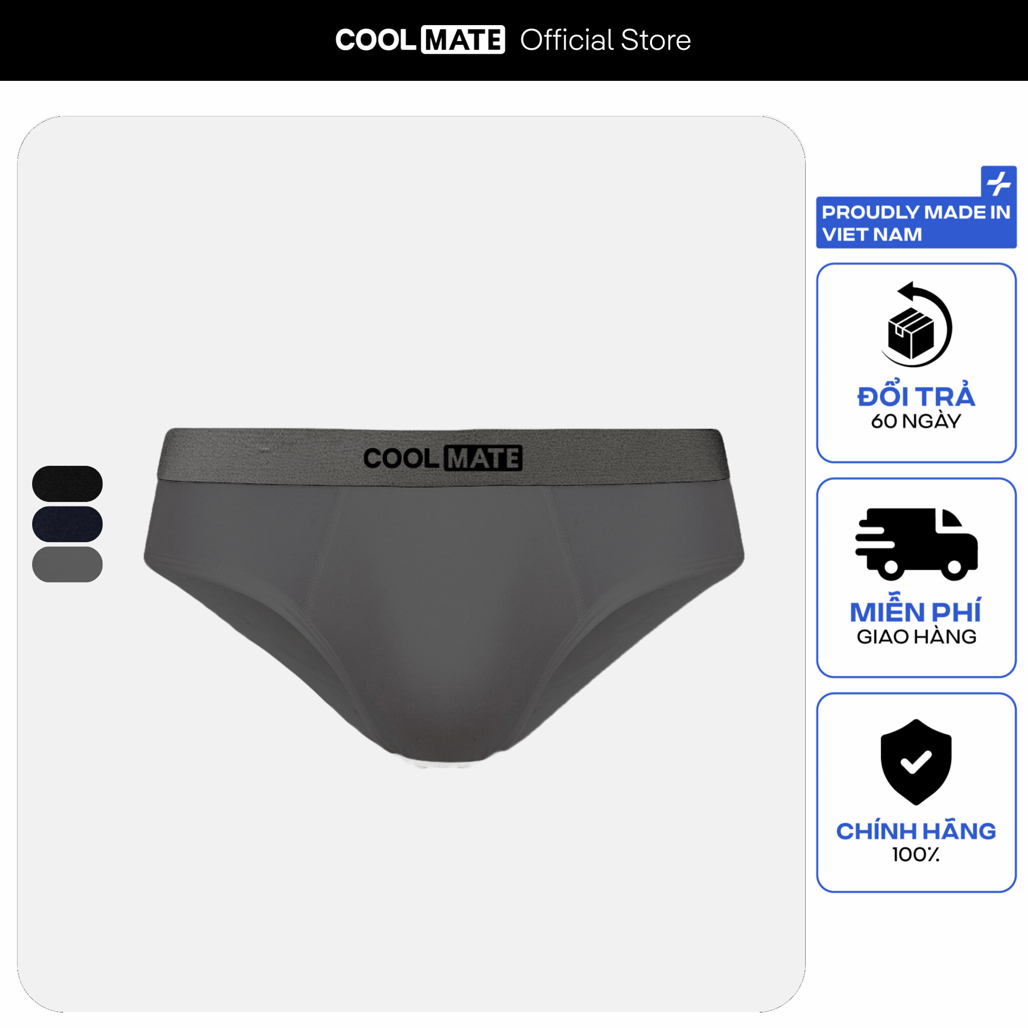 Quần lót nam Cotton Briefs Tam Giác 2024 Coolmate