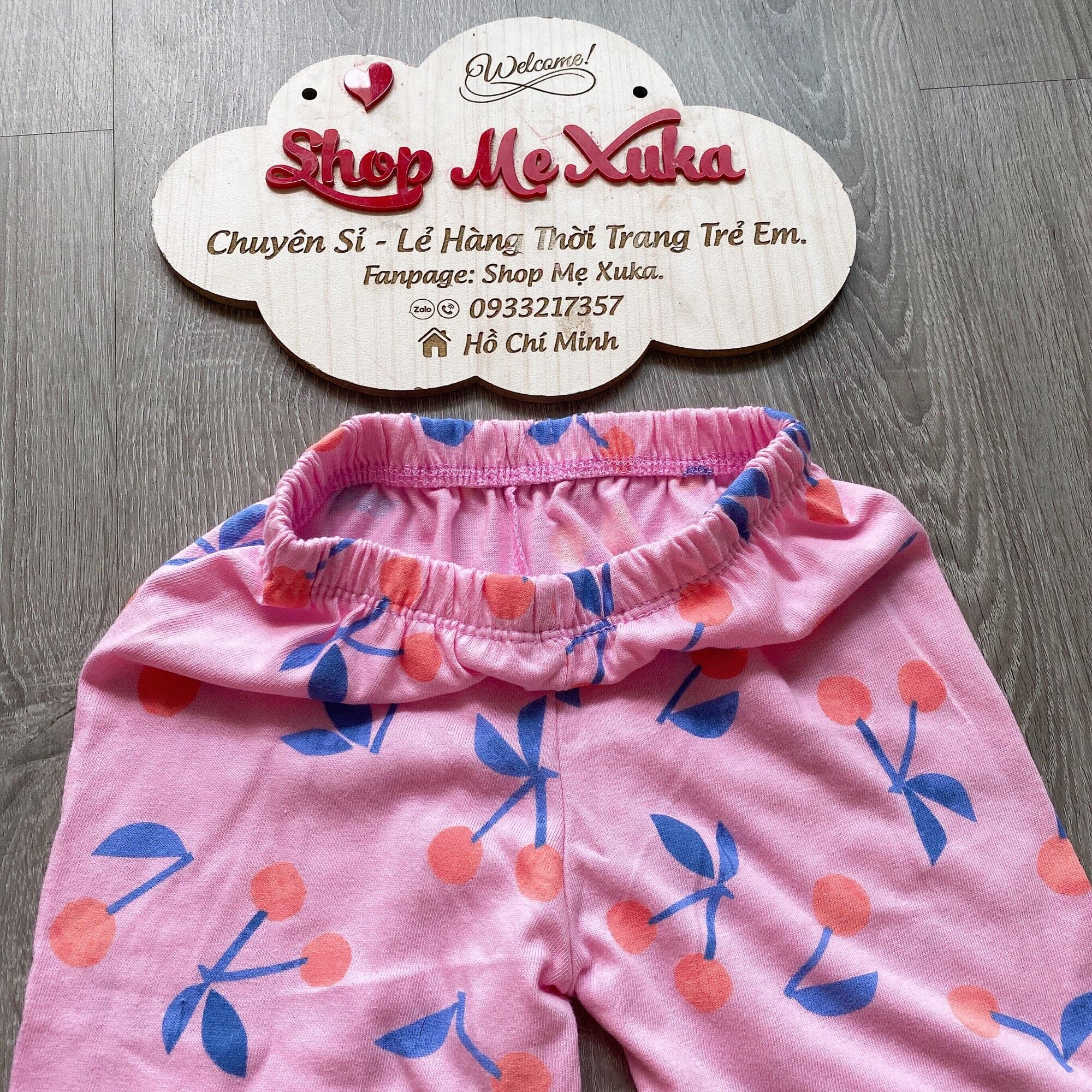 Đồ bộ Pyjama tay dài xuất khẩu bé gái