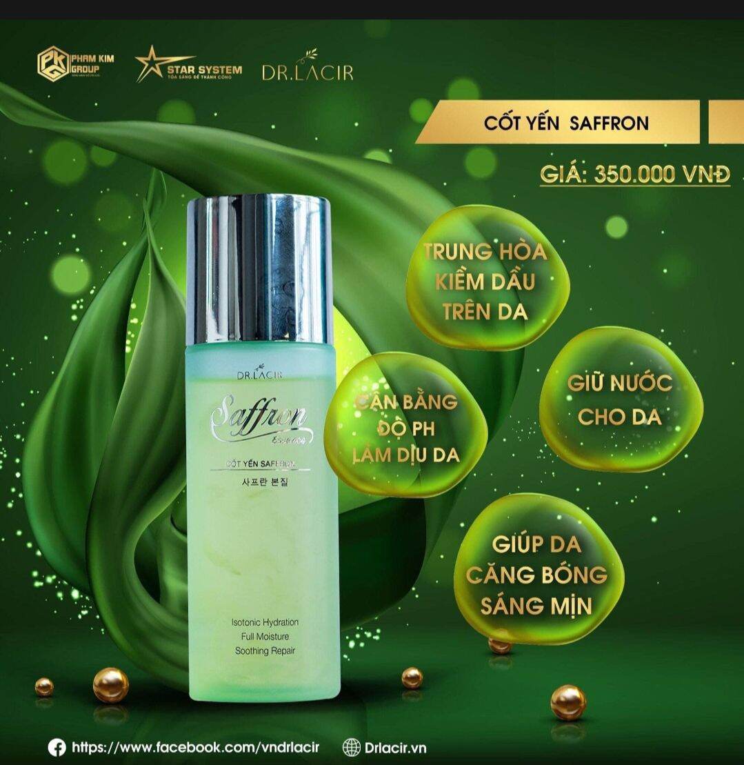 [CHÍNH HÃNG]CỐT YẾN SAFFRON DR.LACIR