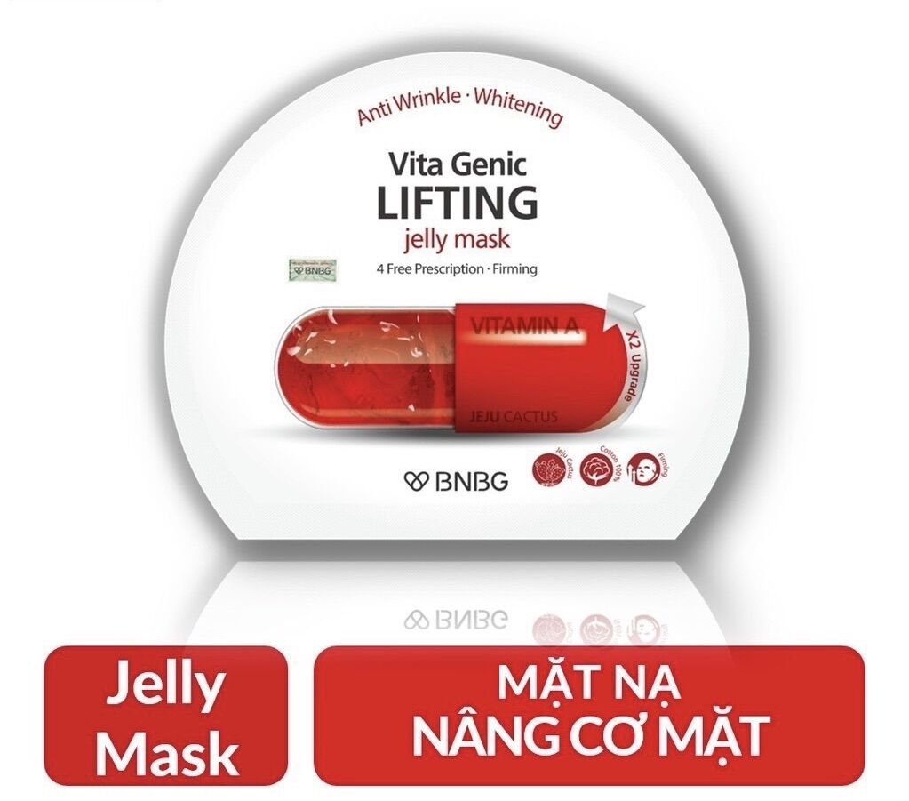 Combo 10 miếng mặt nạ dưỡng da Banobagi Vita Genic Jelly Mask - Lifting 30ml