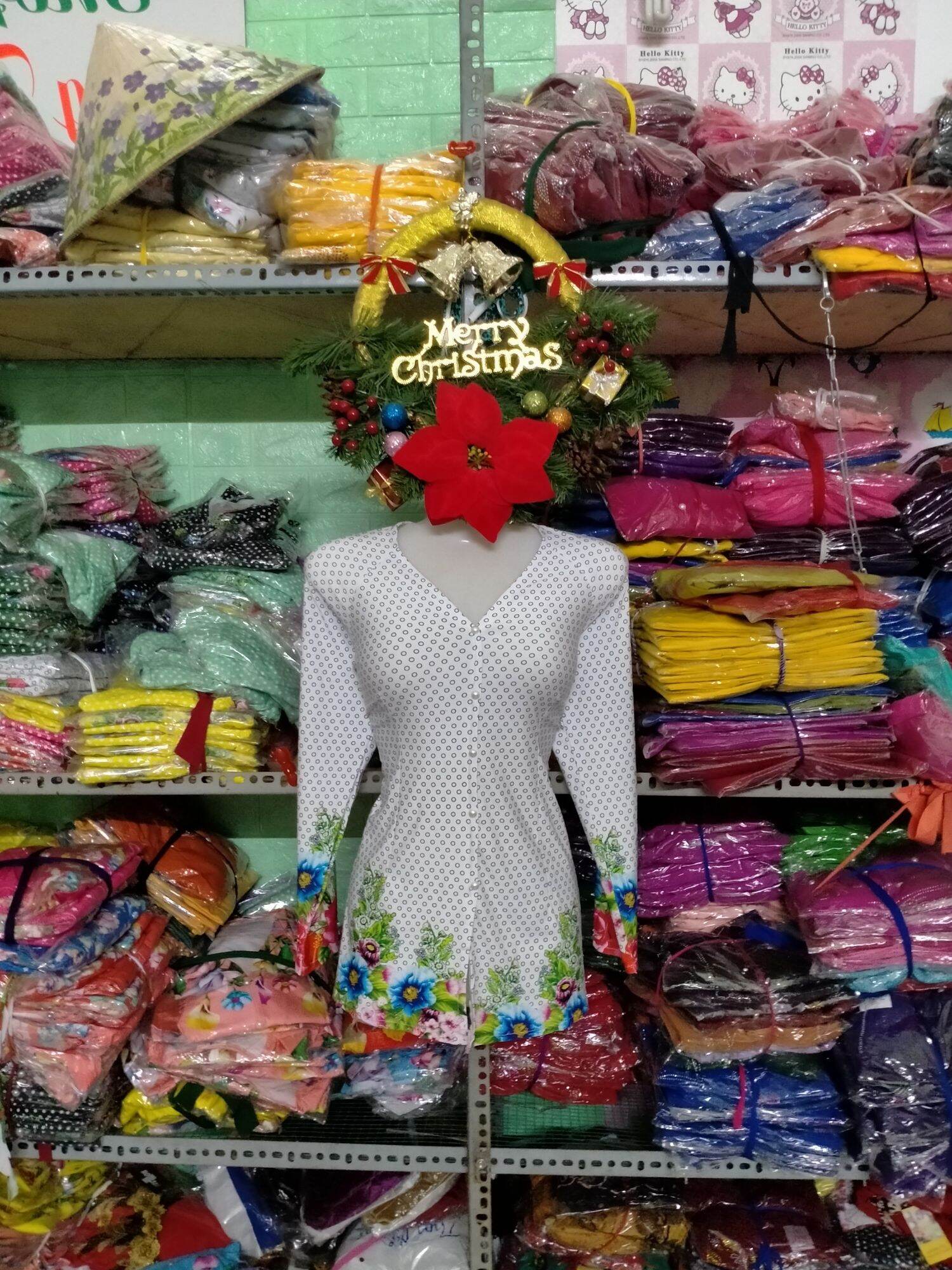 ÁO bà ba in hoa có quần
