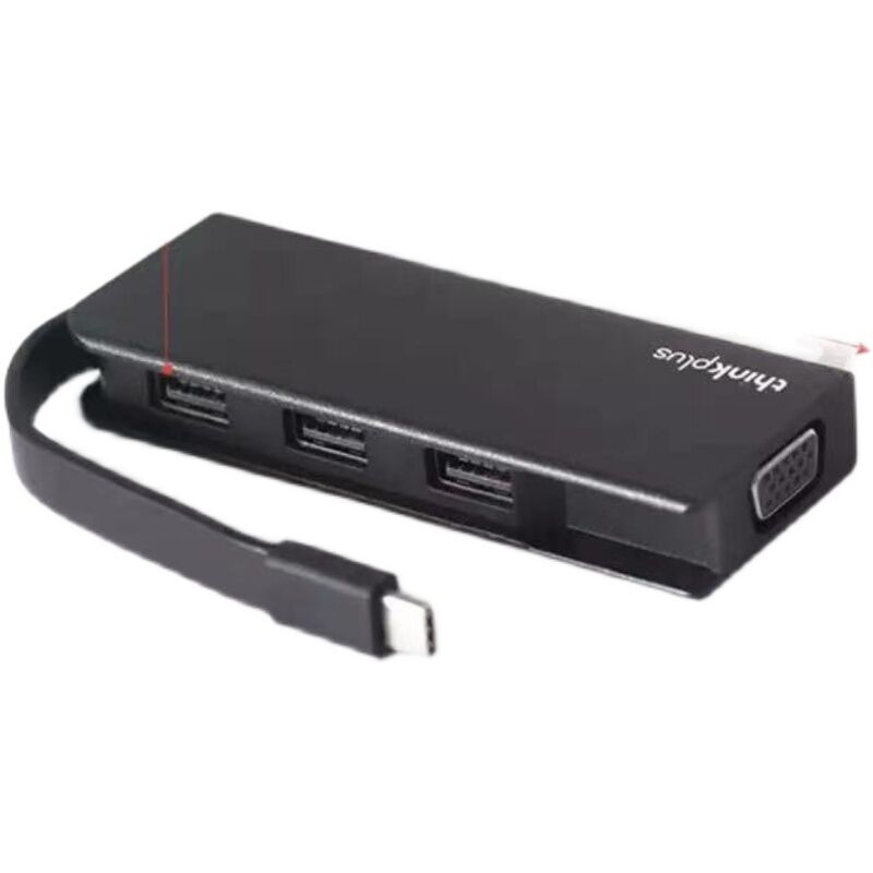 Thiết Bị Mở Rộng Tiện Mang Theo Hub Bốn Trong Một Thinkplus Cáp Chuyển Đổi Từ Type-C Sang VGA USB3.0