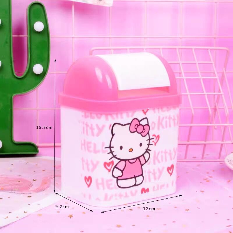 Thùng rác để bàn Hello Kitty