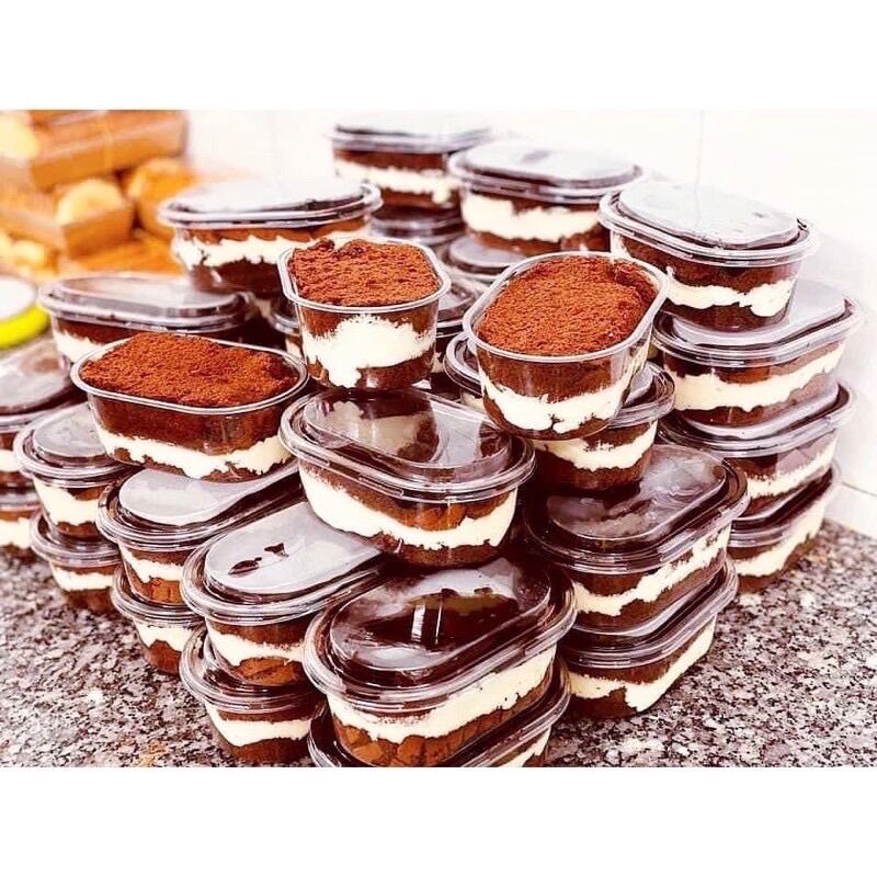 Hộp đựng bánh mousse bầu dục (10c)