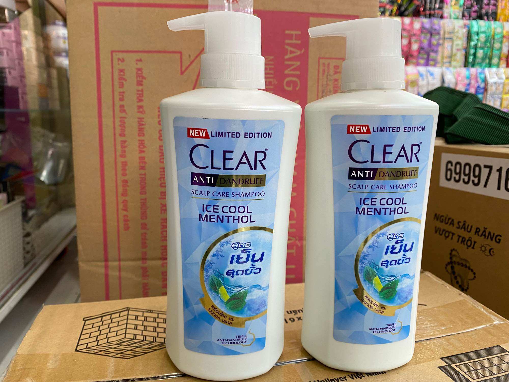Dầu gội Clear bạc hà thái lan 370ml