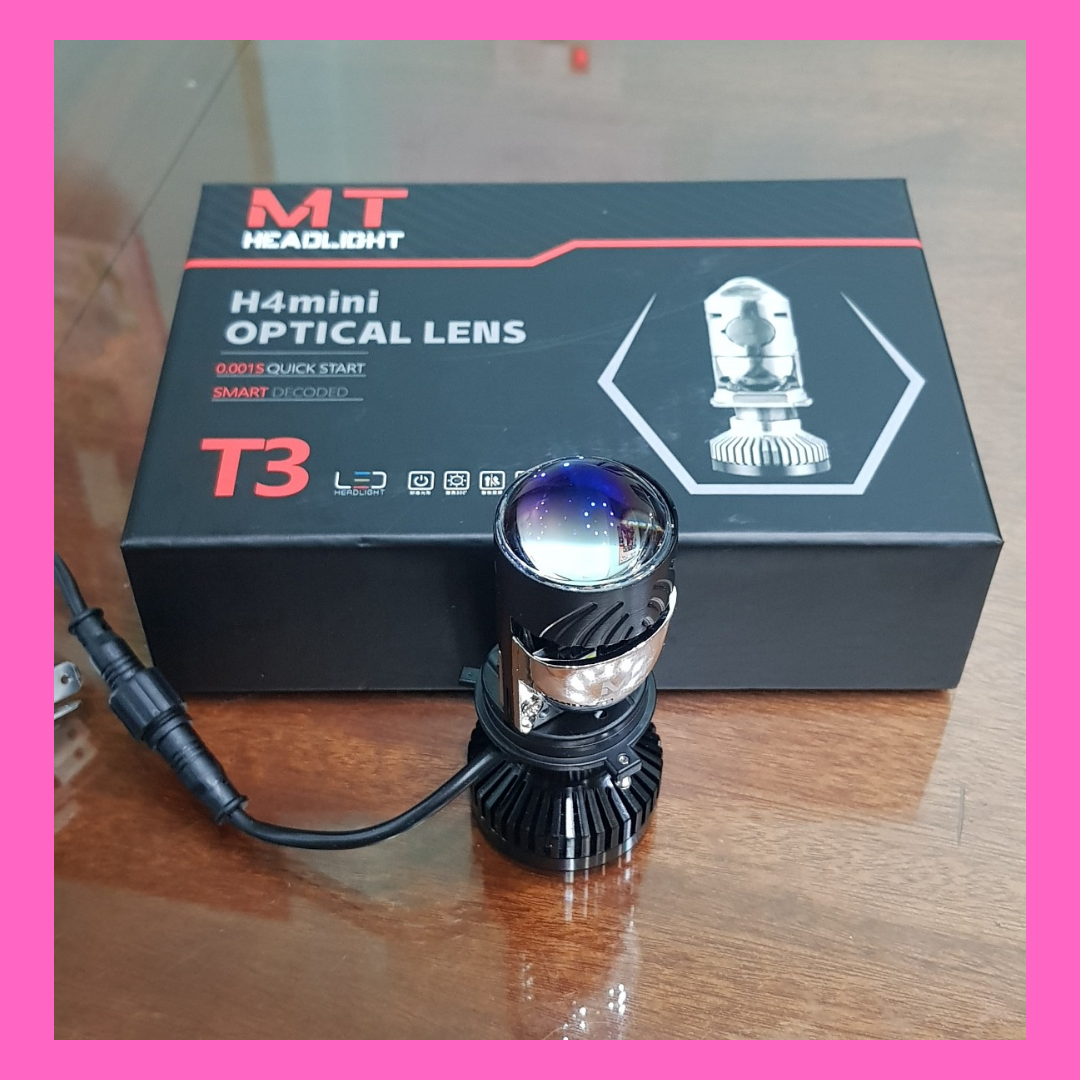 Pha led T3 kính tím mẫu mới nhất 2023