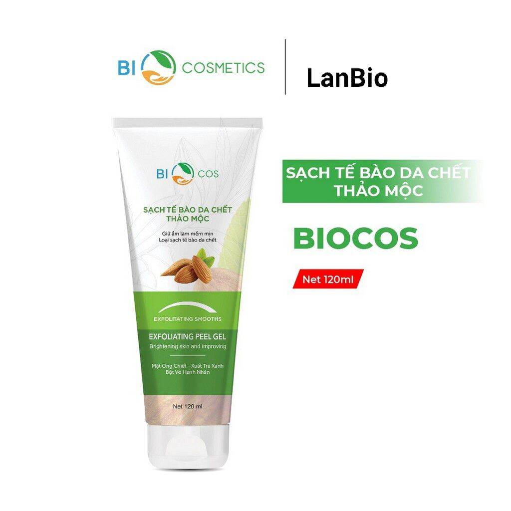 Tẩy Da Chết Thảo Mộc BIOCOS 120ml _ Giúp Làm Sạch Da Chết, Dưỡng Ẩm Giúp Da Mịn Màng