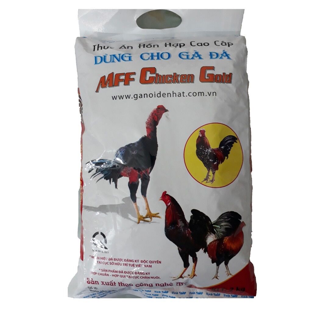 Cám gà đá mff chicken gold gói 2kg