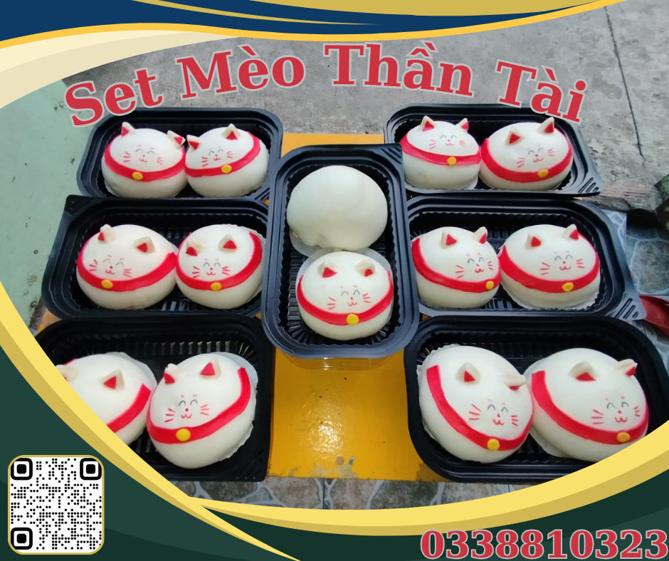 13 Bánh Bao Hình Thú Đầy Tháng - Thôi Nôi - Cúng Căn Tp.Thủ Đức