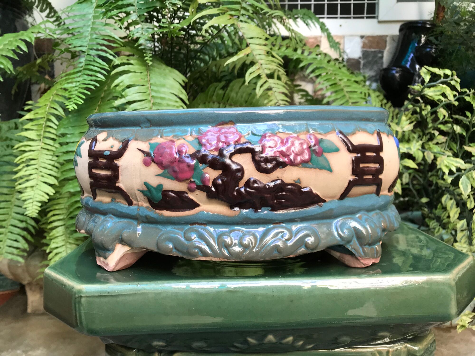 Chậu sứ bonsai kiểu ovan ( Bể Khánh)