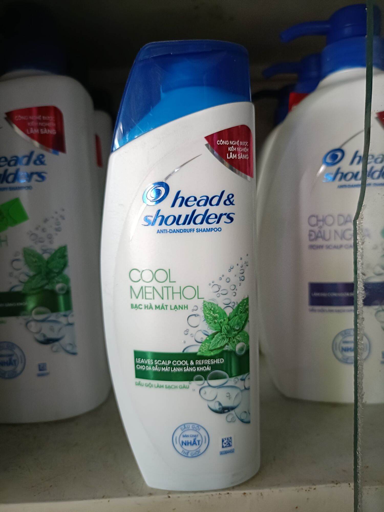 Dầu Gội Head & Shoulders Bạc Hà Mát Lạnh Cool Menthol 330ml