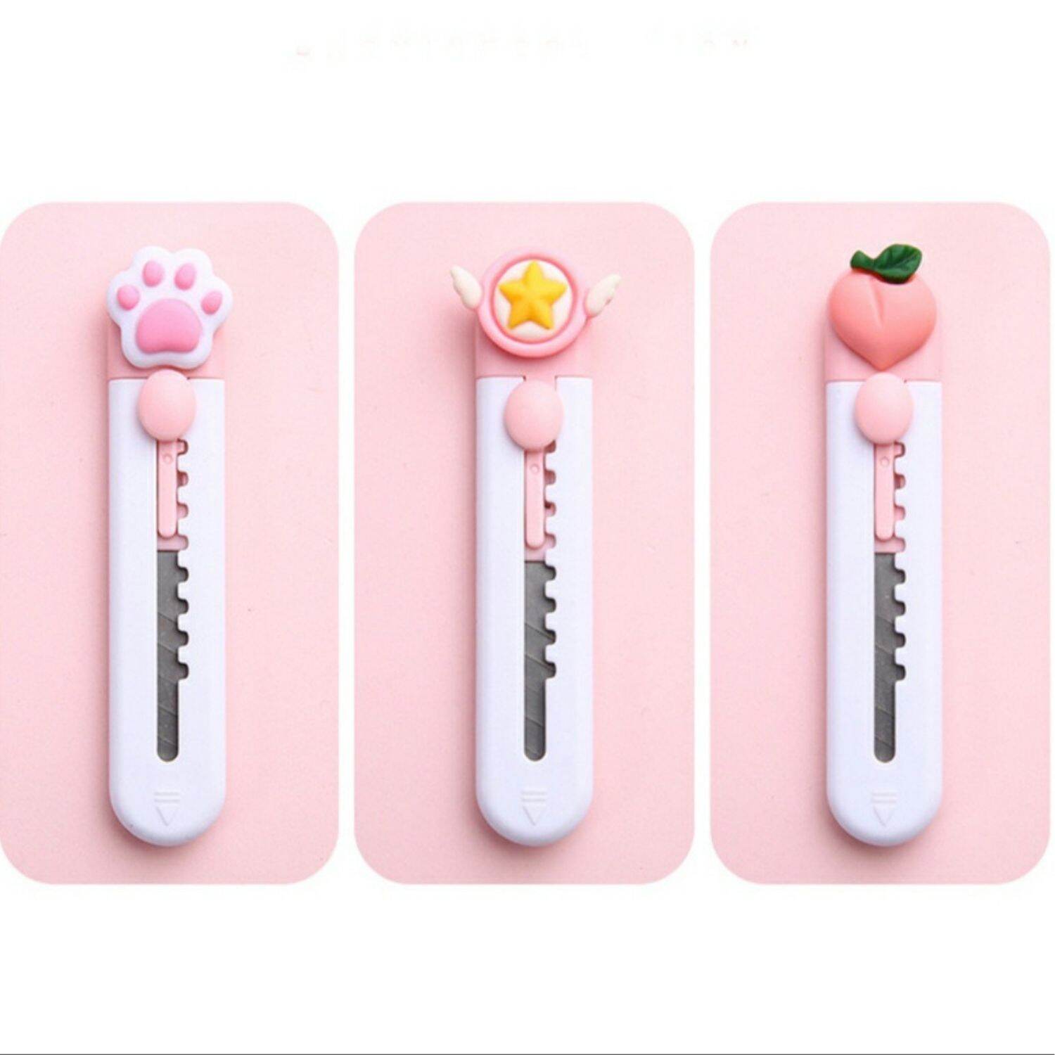 Dao Rọc Giấy Mini Gắn Icon Dễ Thương Bear.House