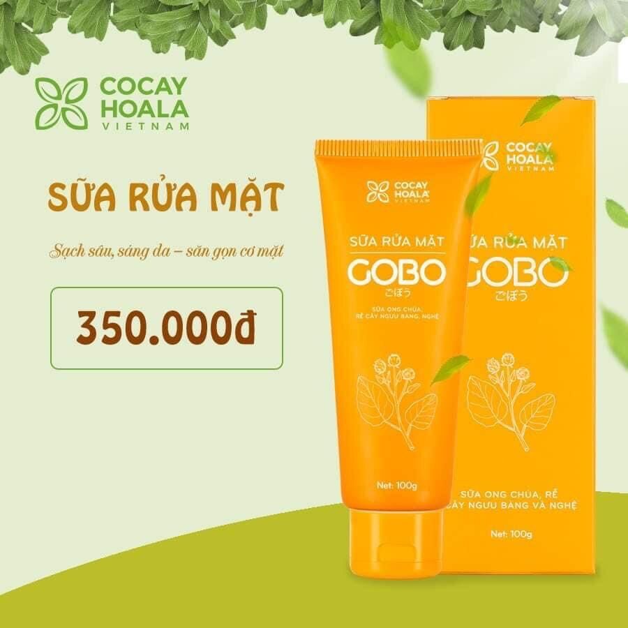 [TẶNG XỊT CHỐNG NẮNG BƠ NGHỆ 220k] Sữa rửa mặt GOBO thảo dược thiên nhiên