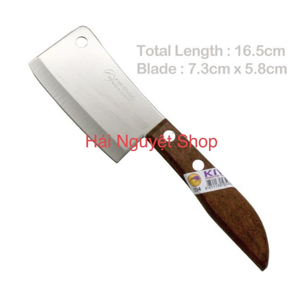 [CHÍNH HÃNG THÁI LAN] DAO CẮT PHÔ MAI KIWI 504 CAO CẤP CÁN GỖ
