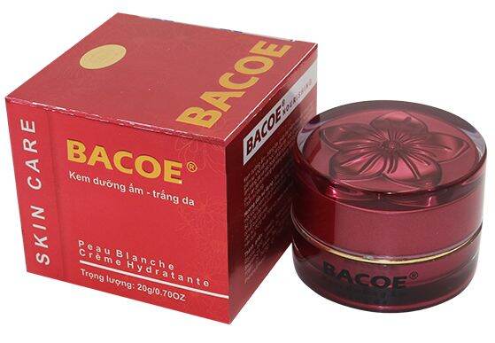 Bacoe Kem Dưỡng Ẩm Trắng Da 20G