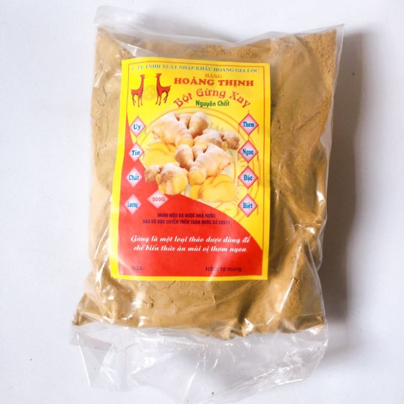 Bột Gừng Nguyên chất Hoàng Thịnh.