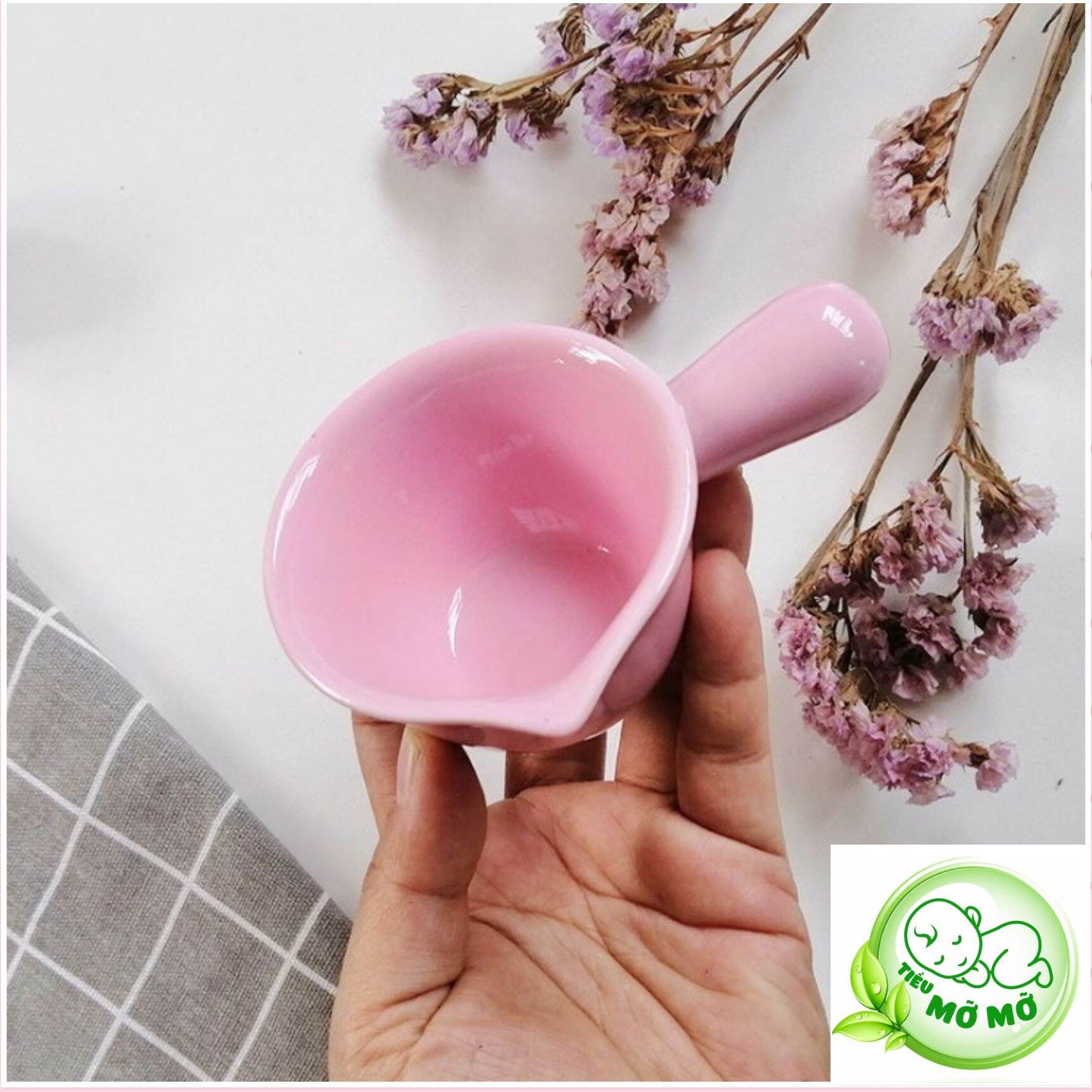 Bát ăn dặm, chén ăn dặm gốm sứ hình Gáo