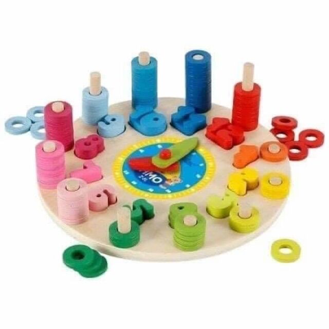 —- Đồng hồ lắp ráp gỗ xịn xò
