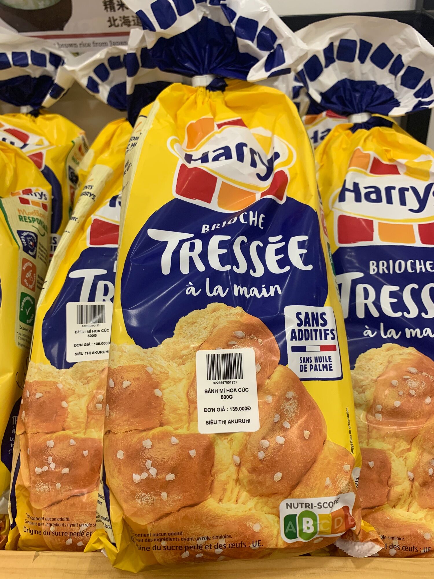 [Ichiban Market] Bánh Mì Hoa Cúc Harrys Brioche Tressee 500g
