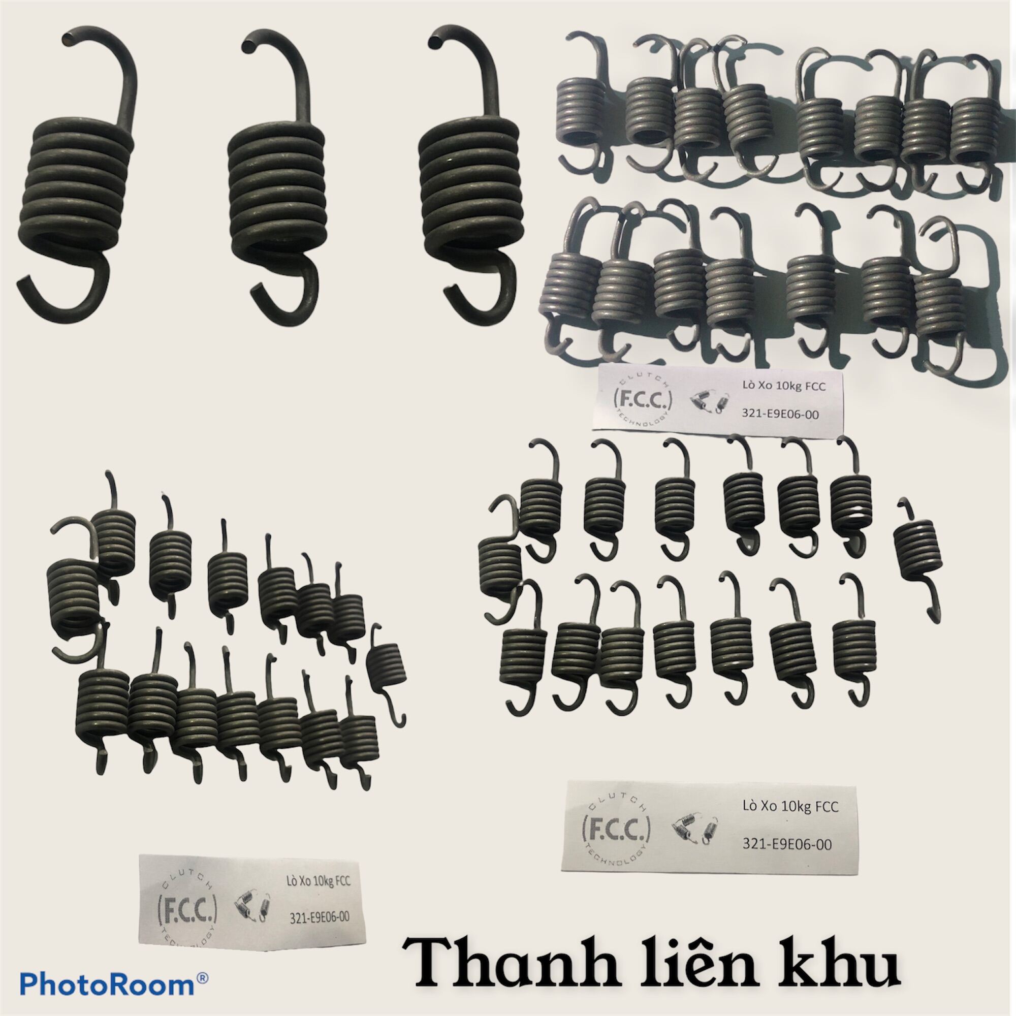 Lò xo ba càng FCC 10kg chống rung rần xe tay ga Honda ( bộ 3 cái)