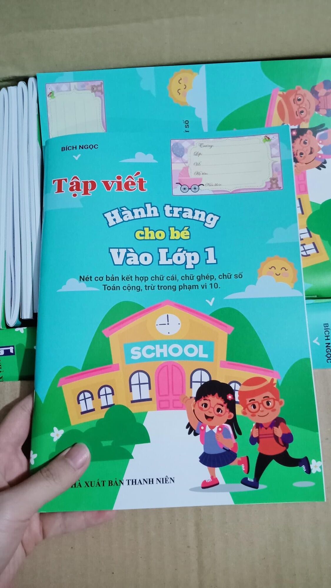Tập viết hành trang cho bé vào lớp 1