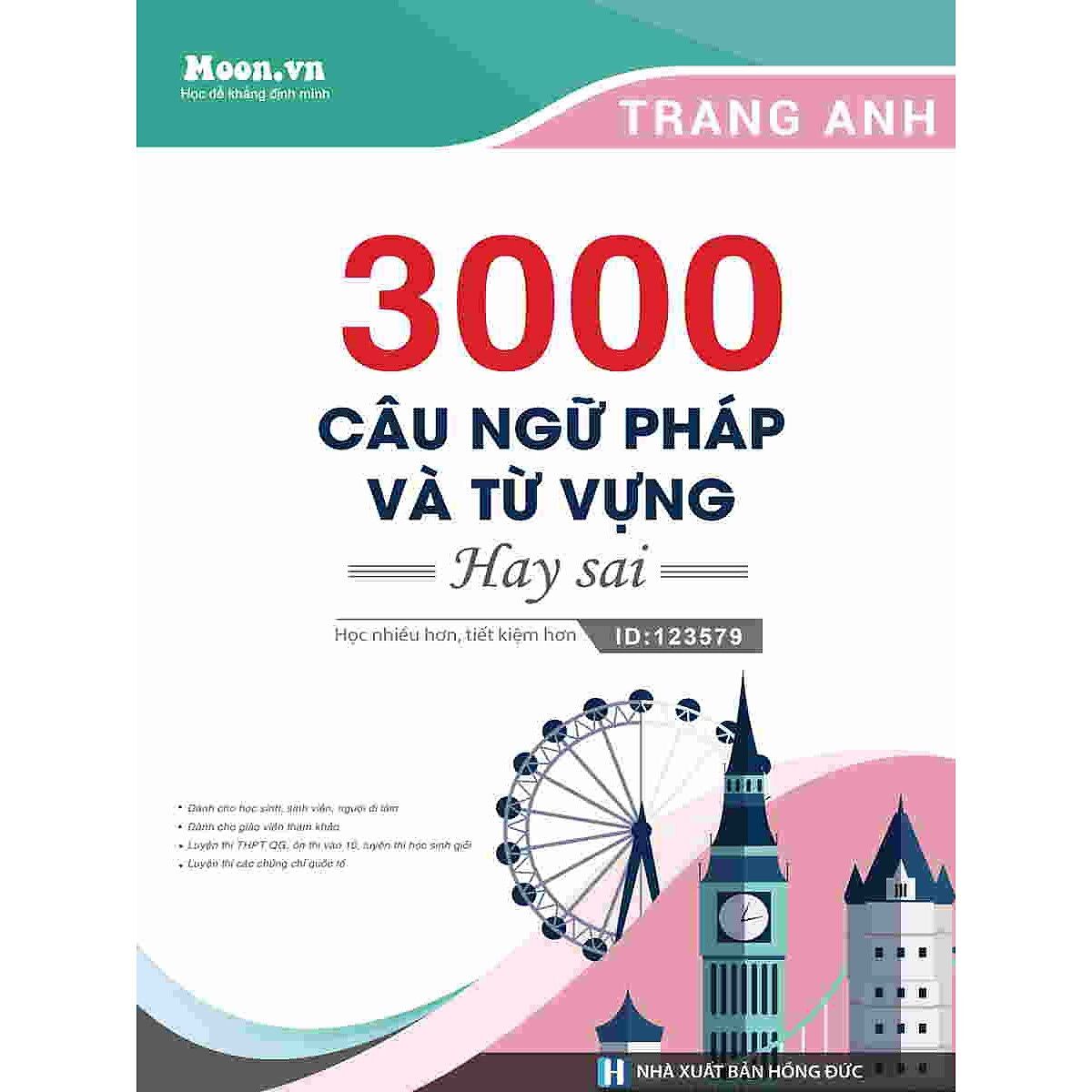 3000 câu ngữ pháp từ vựng tiếng anh