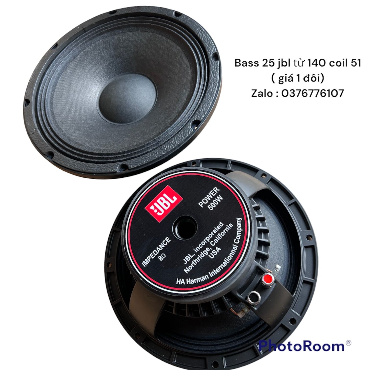 Cặp loa bass 25 jbl nhập khẩu - giá 2 chiếc