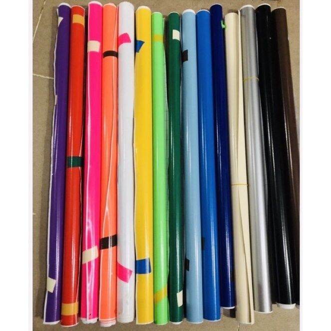 Giấy đề can màu, decan trơn( set 5 met)