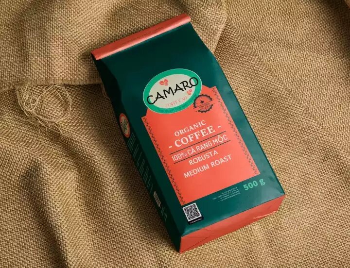 500g cà phê rang mộc caramo coffee dành cho pha phin